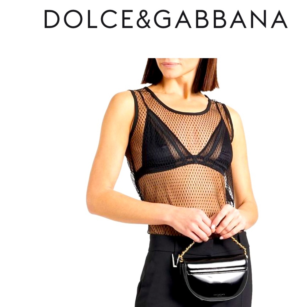 Sexy D&G sheer tulle tank ✨🖤✨